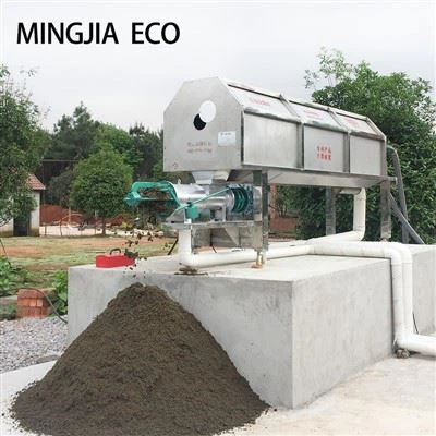 Valcový obrazovka pevná kvapalina